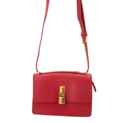 GEORGES RECH Sac bandouliere roselyse motif serpent avec cadenas doré 22x15x8cm Femme ROUGE Hot