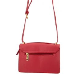 GEORGES RECH Sac bandouliere roselyse motif serpent avec cadenas doré 22x15x8cm Femme ROUGE Hot