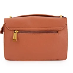 GEORGES RECH Sac bandouliere roselyse motif serpent avec cadenas doré 22x15x8cm Femme MARRON CLAIR Clearance