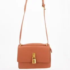 GEORGES RECH Sac bandouliere roselyse motif serpent avec cadenas doré 22x15x8cm Femme MARRON CLAIR Clearance