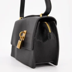 GEORGES RECH Sac bandouliere roselyse motif serpent avec cadenas doré 22x15x8cm Femme NOIR Sale