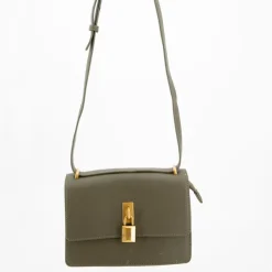 GEORGES RECH Sac bandouliere roselyse motif serpent avec cadenas doré 22x15x8cm Femme KAKI Discount