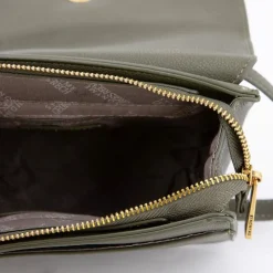 GEORGES RECH Sac bandouliere roselyse motif serpent avec cadenas doré 22x15x8cm Femme KAKI Discount