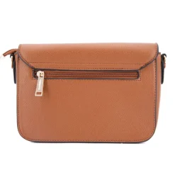 GEORGES RECH Sac bandouliere similicuir motif serpent clippé avec anse amovible radja 22x15x7cm Femme MARRON CLAIR Sale