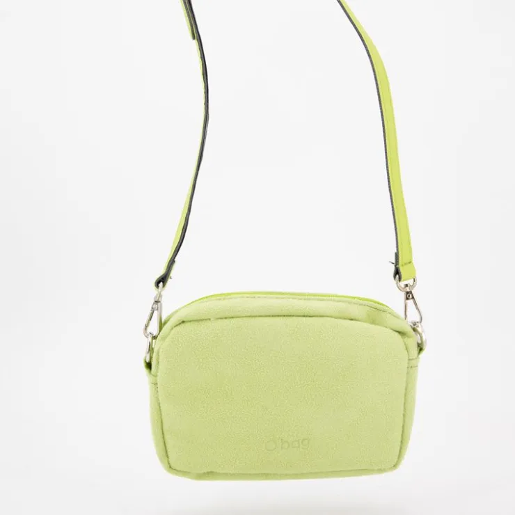 O BAG Sac bandoulière amovible zip Femme VERT CLAIR Discount