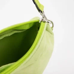 O BAG Sac bandoulière amovible zip Femme VERT CLAIR Discount