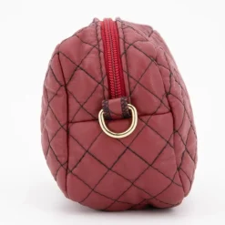O BAG Sac bandoulière chaînette amovible matelassé Femme BORDEAUX Outlet