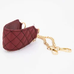 O BAG Sac bandoulière chaînette amovible matelassé Femme BORDEAUX Outlet