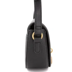 GEORGES RECH Sac bandoulière motif serpent romelie avec cadenas décoratif doré 27x15x7cm Femme NOIR