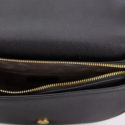 GEORGES RECH Sac bandoulière motif serpent romelie avec cadenas décoratif doré 27x15x7cm Femme NOIR