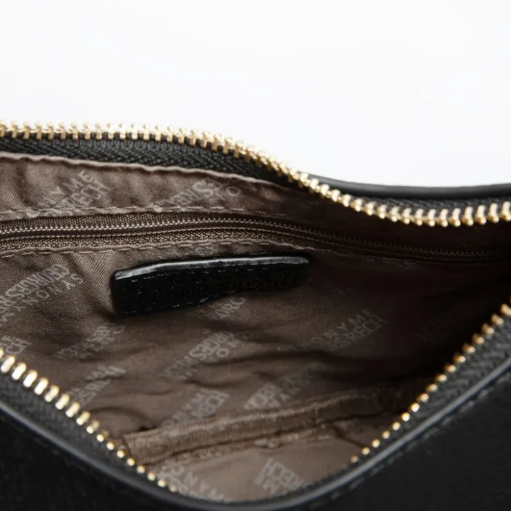 GEORGES RECH Sac besace thekla 22,5x17x8cm avec pochette imprimé léopard Femme NOIR Discount