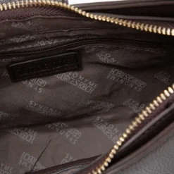 GEORGES RECH Sac besace toffel 29x5,4x26,5cm Femme MARRON FONCE Outlet