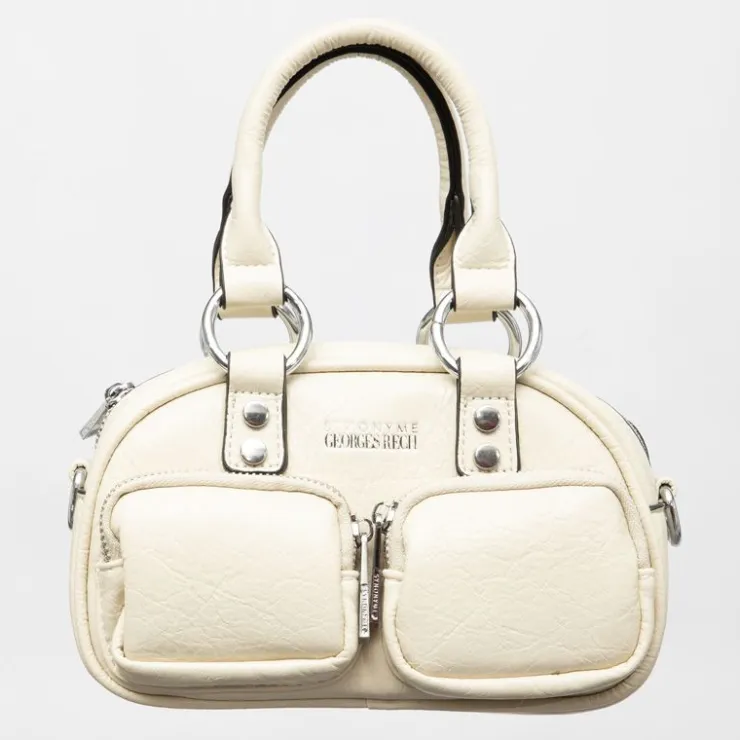 GEORGES RECH Sac bowling avec poches thevy 28x15 cm Femme BLANC ECRU Discount