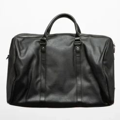 TORRENTE Sac de voyage similicuir avec anse amovible 50x26x28cm Homme NOIR Sale