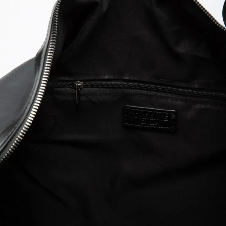 TORRENTE Sac de voyage similicuir avec anse amovible 50x26x28cm Homme NOIR Sale