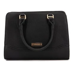 TORRENTE Sac double camel petit modele 27x20x8 cm Femme NOIR Sale