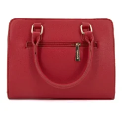 TORRENTE Sac double camel petit modele 27x20x8 cm Femme ROUGE