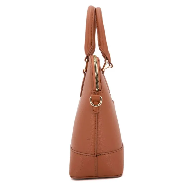 TORRENTE Sac double petit modèle 30x24x10cm Femme MARRON Discount