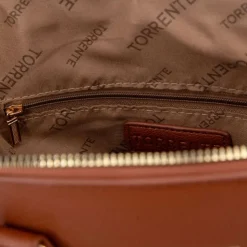 TORRENTE Sac double petit modèle 30x24x10cm Femme MARRON Discount
