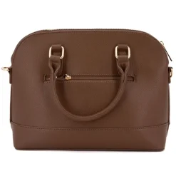 TORRENTE Sac double petit modèle 30x24x10cm Femme MARRON FONCE New