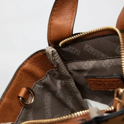 GEORGES RECH Sac imprimé léopard taissir 20x10x18cm avec trousse amovible Femme CUIVRE Outlet