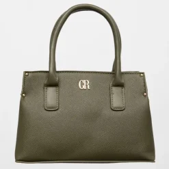 GEORGES RECH Sac motif effet serpent tanzila 24x9x16cm Femme KAKI