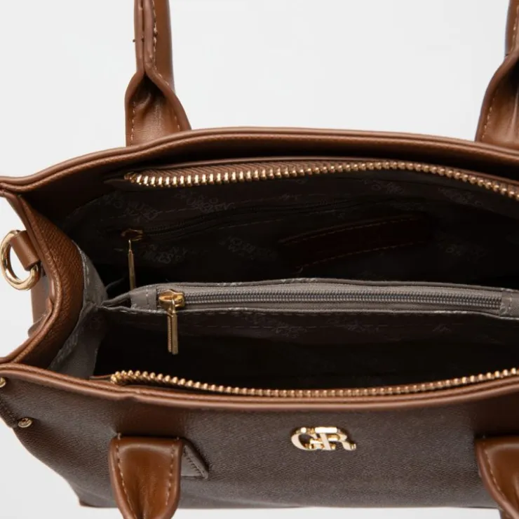 GEORGES RECH Sac motif effet serpent tanzila 24x9x16cm Femme MARRON Hot