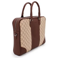 BILL TORNADE Sac ordinateur à motif Femme BEIGE Clearance