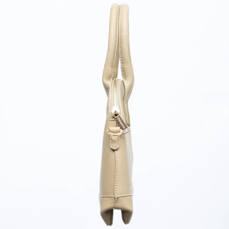 TORRENTE Sac petit modèle imprimé serpent similicuir anse ajustable 35x24x10cm Femme BEIGE Hot