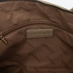 TORRENTE Sac petit modèle imprimé serpent similicuir anse ajustable 35x24x10cm Femme BEIGE Hot