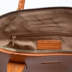 TORRENTE Sac petit modèle imprimé serpent similicuir anse ajustable 35x24x10cm Femme MARRON Hot