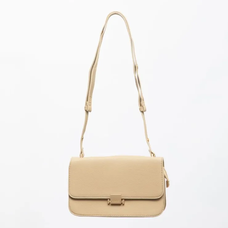 GEORGES RECH Sac pochette avec clip tammie similicuir 5x6x15cm Femme BEIGE