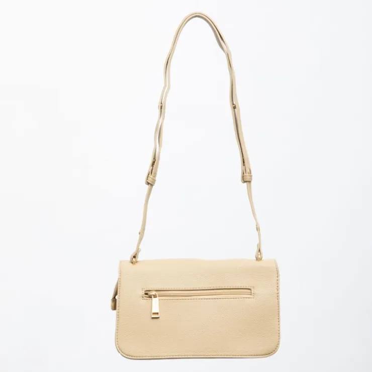 GEORGES RECH Sac pochette avec clip tammie similicuir 5x6x15cm Femme BEIGE