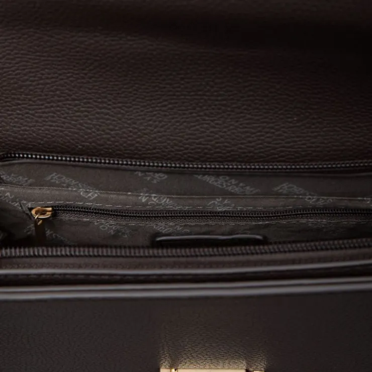 GEORGES RECH Sac pochette avec clip tammie similicuir 5x6x15cm Femme MARRON FONCE Sale