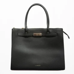 TORRENTE Sac shopper double grand modèle imprimé serpent 35x14x27cm Femme NOIR Discount