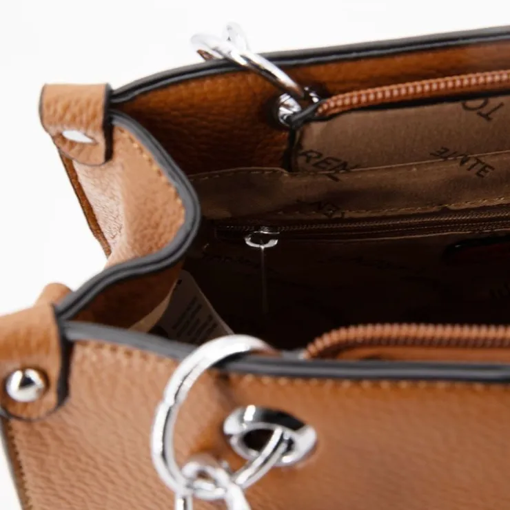 TORRENTE Sac shopper petit modèle 24x20x8cm Femme MARRON Sale