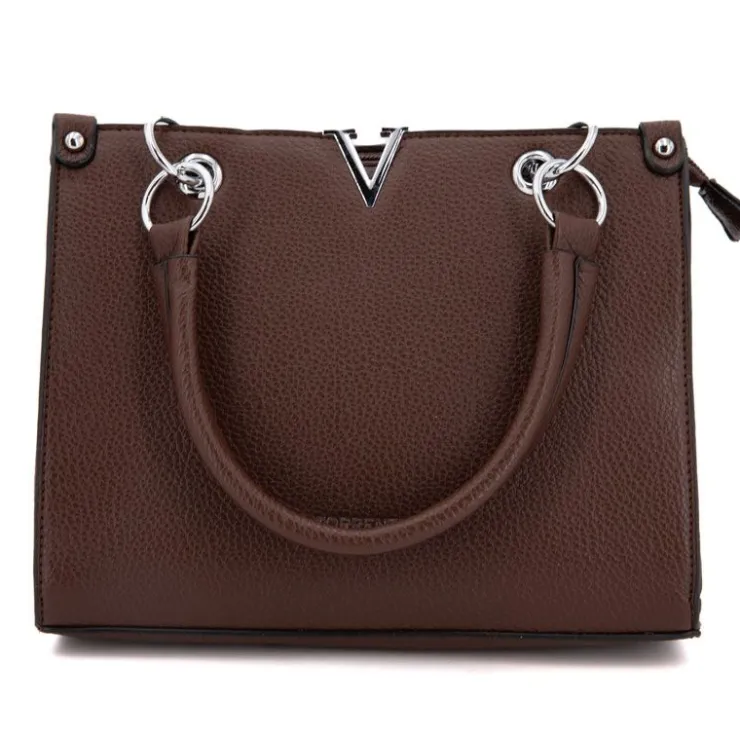 TORRENTE Sac shopper petit modèle 24x20x8cm Femme MARRON FONCE Hot
