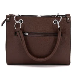 TORRENTE Sac shopper petit modèle 24x20x8cm Femme MARRON FONCE Hot