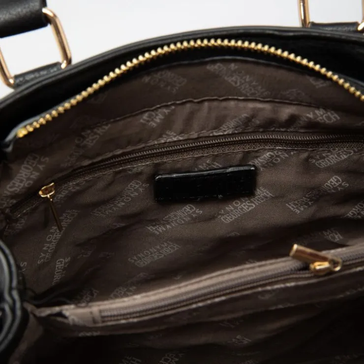 GEORGES RECH Sac shopper teresita 22,5x10x21,5cm Femme NOIR Hot