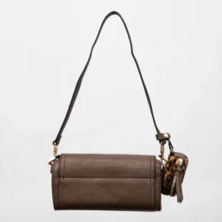 GEORGES RECH Sac similicuir tulay 22x8x11cm avec trousse imprimé léopard Femme MARRON FONCE Clearance