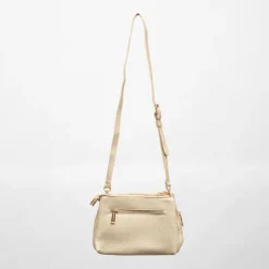 GEORGES RECH Sac similicuir zippée à clous dé sabrina 25x11x16cm Femme OR Clearance