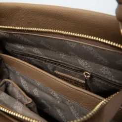 GEORGES RECH Sac tracie trapèze similicuir effet serpent 34,5x13x24cm Femme MARRON CLAIR Sale