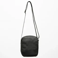 TORRENTE Sacoche avec anse ajustable similicuir 26x30x8cm Homme NOIR New