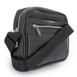 BILL TORNADE Sacoche bandoulière effet croco e Mixte NOIR Online