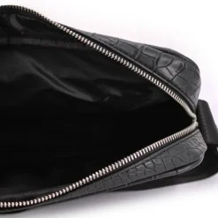 BILL TORNADE Sacoche bandoulière effet croco e Mixte NOIR Online