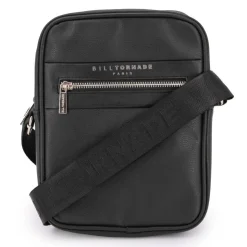 BILL TORNADE Sacoche bandoulière brillant Homme NOIR Discount