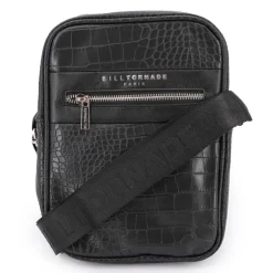 BILL TORNADE Sacoche bandoulière croco Homme NOIR Hot