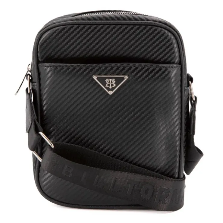 BILL TORNADE Sacoche carbone avec coutures 20x24x5cm Homme NOIR Online