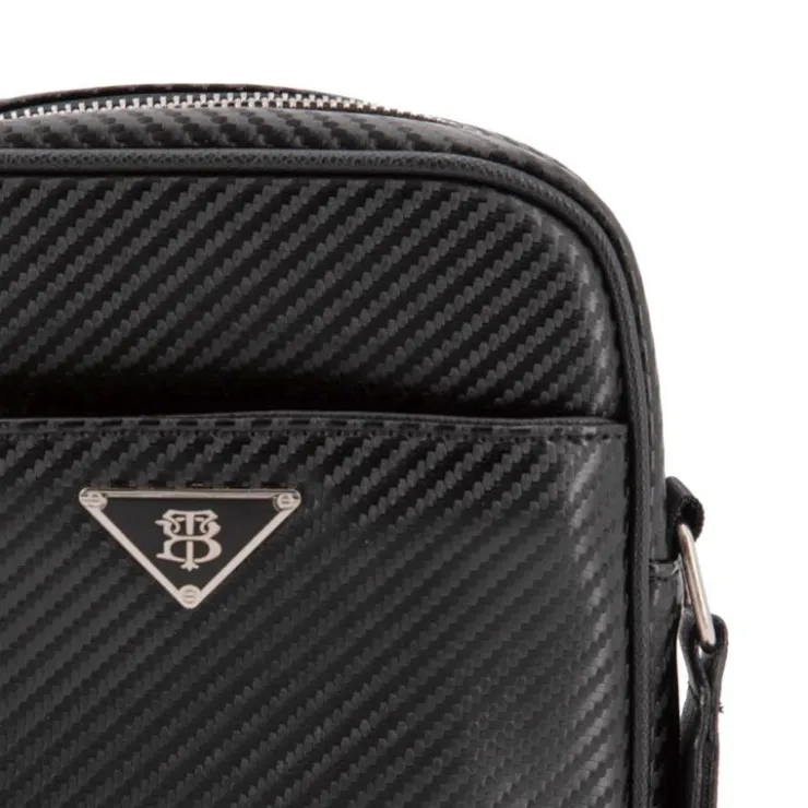 BILL TORNADE Sacoche carbone avec coutures 20x24x5cm Homme NOIR Online