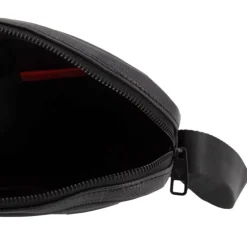 BILL TORNADE Sacoche motif reptile 25x20x4,5cm Mixte NOIR New